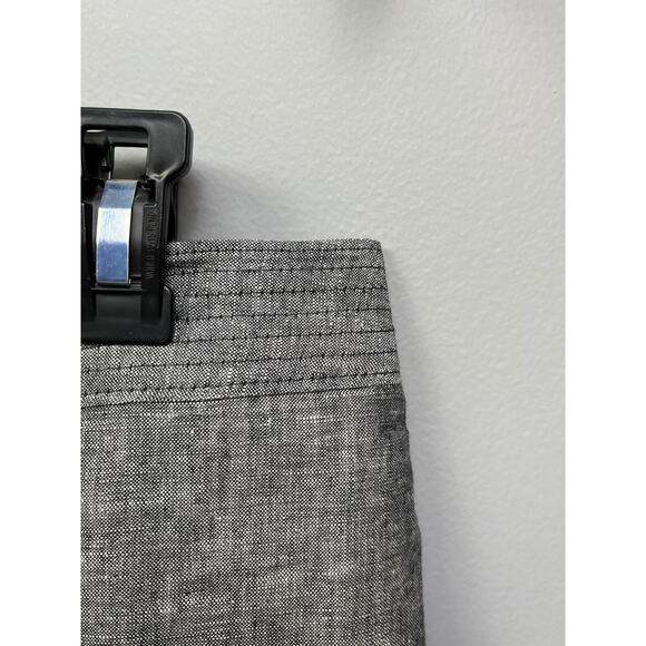 Banana Republic Ladies size 10 gray linen blend pencil skirt‎ - Picture 2 of 7